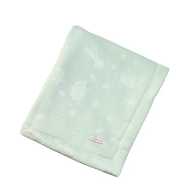 MANTA DE INVIERNO PLUSH CARNERO VERDE PARA BEBE NIÑO/NIÑA
