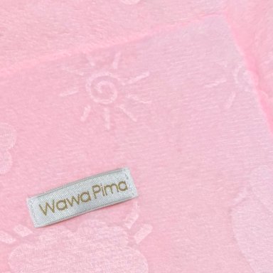 MANTA DE INVIERNO PLUSH CARNERO ROSA PARA BEBE NIÑA - 3