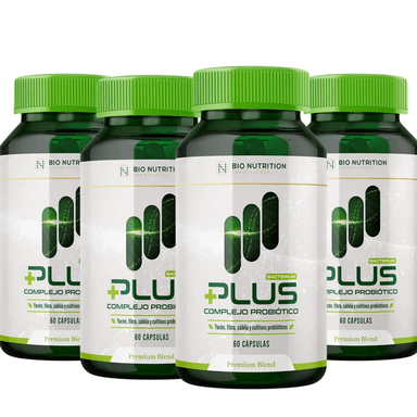 BACTERIUM PLUS | PACK X4 - FLORA INTESTINAL + CÁNDIDA
