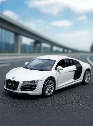 AUTO AUDI R8 COUPE 2007 S ESCALA 1:43 - WELLY - PERÚ - 2