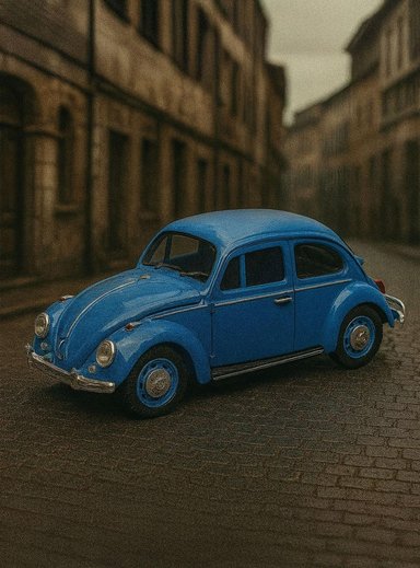 AUTO VOLKSWAGEN THE BEETLE S ESCALA 1:43 - WELLY - PERÚ - 2
