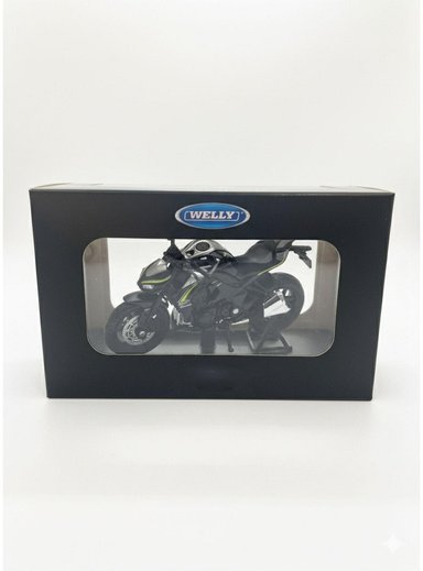 MOTO KAWASAKI 2017 Z1000 R ESCALA 1:18 - WELLY - PERÚ - 3