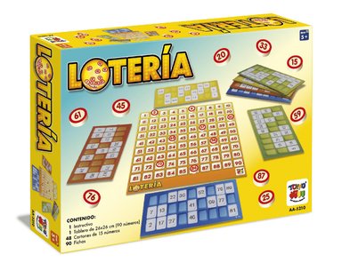 JUEGO DE MESA LO TE RÍA 48 CARTONES FICHAS DE MADERA - TOYNG - PERÚ - 1