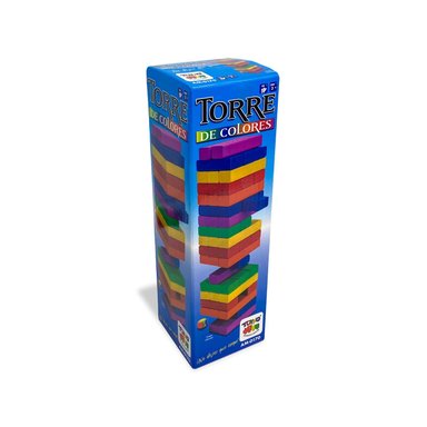 JUEGO DE MESA TORRE 48 PIEZAS COLOR - TOYNG - PERÚ - 1