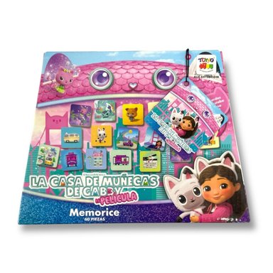 JUEGO EDUCATIVO DE MEMORIA - MEMORICE 60 PIEZAS - GABBY - PERÚ - 1