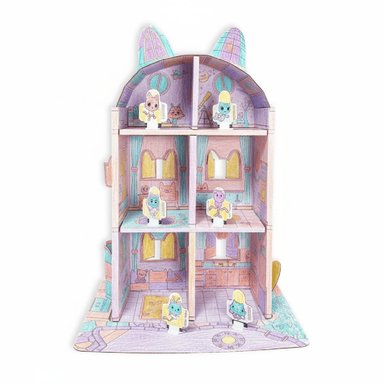 CASA PARA ARMAR, PINTAR Y JUGAR (CHICA) – GABBY’S DOLLHOUSE - PERÚ - 2