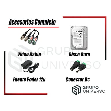 KIT 3 CÁMARA SEGURIDAD HIKVISION 10020203019 VIGILANCIA HD 720P + DISCO OFERTA P2P 500 GB - 4