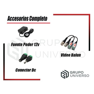 KIT 6 CÁMARA SEGURIDAD HIKVISION 10020206055 VIGILANCIA HD 720P + CABLE HDMI OFERTA P2P - 4