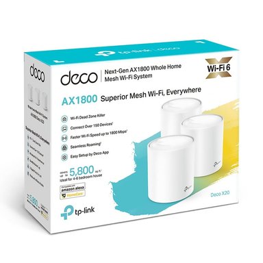 EXTENSOR TP-LINK TPLINK DECO X20 3 PACK MESH SISTEMA WIFI 6 AX1800 - 2