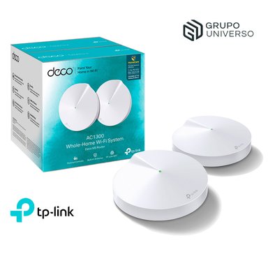 EXTENSOR TP-LINK TPLINK DECO M5 2 PACK SISTEMA WI-FI 5 GHZ 2,4 GHZ MESH AC1300