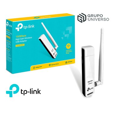ADAPTADOR TP-LINK TL-WN722N TPLINK INALAMBRICO USB HASTA 150 MBPS - 1