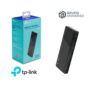 HUB TP-LINK TL-UH700 TPLINK UH700 USB 7 PUERTOS USB 3.0 CON ADAPTADOR DC - 1