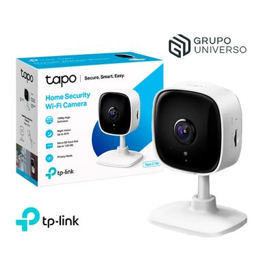CÁMARA SEGURIDAD TP-LINK 20020202001 WI FI TAPO C100 1080P FULL HD INTERIOR SOPORTA 128 GB NO INCLUYE