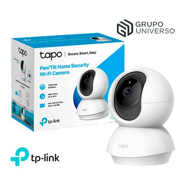 CÁMARA SEGURIDAD TP-LINK 20020202010 WI FI TAPO C200 GIRATORIA 360° 1080P FULL HD SOPORTA 128 GB NO INCLUYE