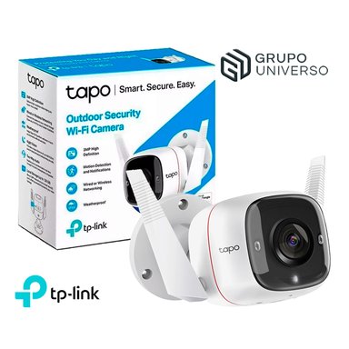CÁMARA SEGURIDAD TP-LINK 20020203025 WI FI EXTERIOR TAPO C310 3MP EXTERIOR SOPORTA 128 GB NO INCLUYE