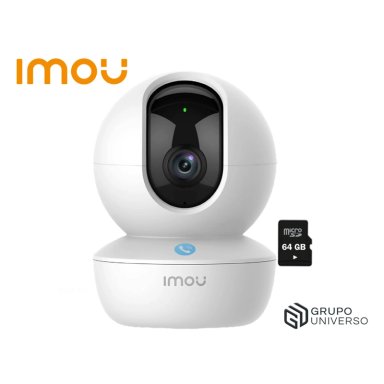 CÁMARA IMOU 16021103018 WI FI RANGER RC GIRA 360º 3MP VIDEO LLAMADA + MICRO SD 64 GB