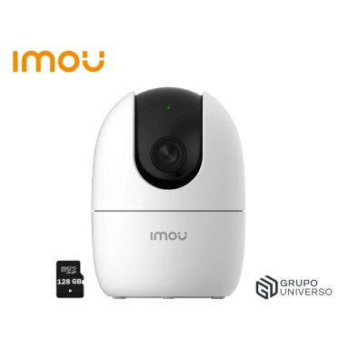 CÁMARA IMOU 16021103131 INALÁMBRICA RANGER 2 GIRA 360º 3MP 50MTS + MICRO SD 128 GB