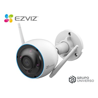 CÁMARA SEGURIDAD EZVIZ H3 2K WIFI EXTERIOR 3MP DEFENSA ACTIVA CON LUZ