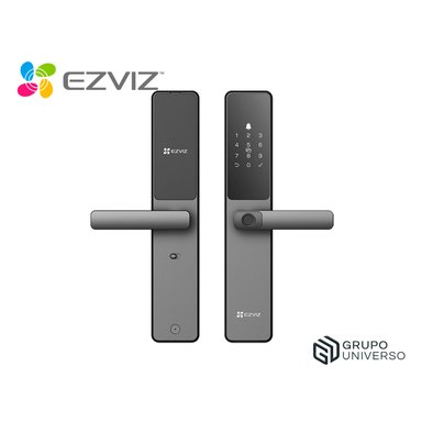 CERRADURA EZVIZ DL05 GRAFITO ELECTRÓNICA INTELIGENTE CON HUELLA DACTILAR IP65 - 1