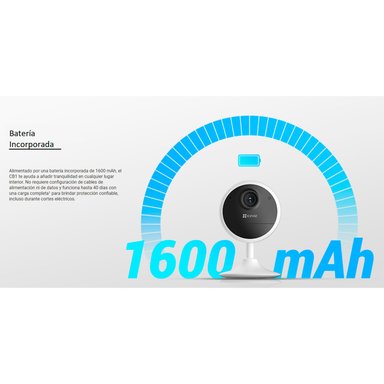 CÁMARA EZVIZ CB1 1080P INALÁMBRICA INTERIOR FULL HD VISIÓN 100° CON BATERIA - 5