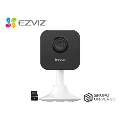 CÁMARA EZVIZ H1C 1080P INALÁMBRICA WIFI FULL HD CON ALERTA SONORA + SD 128 GB