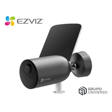 CÁMARA SEGURIDAD EZVIZ EB3 2K + PANEL SOLAR INALÁMBRICO EB3 2K EXTERIOR CON PANEL SOLAR