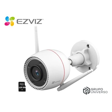 CÁMARA EZVIZ VIGILANCIA IP H3C 3MP IP67 NOCHE COLOR + SD 128 GB