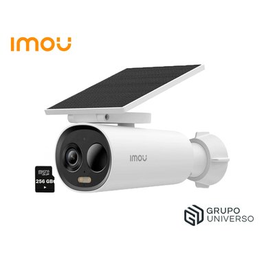 CÁMARA IMOU VIGILANCIA CELL 3C 3MP VISIÓN NOCTURNA PANEL SOLARY SD 256 GB