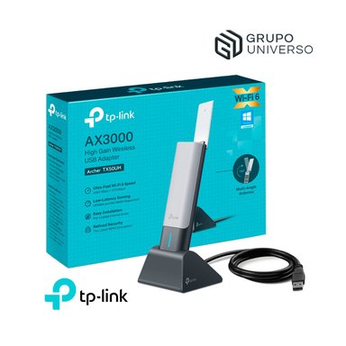 ADAPTADOR TP-LINK ARCHER TX50UH USB WIFI 6 AX3000 - 1