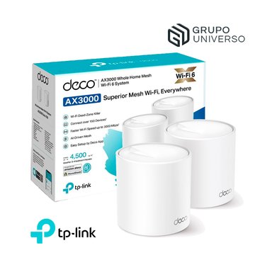 EXTENSOR TP-LINK TP LINK DECO X50 2 PACK WIFI 6 SISTEMA MESH AX3000 - 1