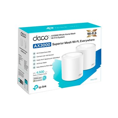 EXTENSOR TP-LINK TP LINK DECO X50 2 PACK WIFI 6 SISTEMA MESH AX3000 - 2