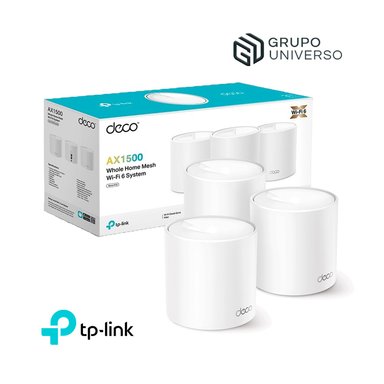 EXTENSOR TP-LINK TP LINK DECO X10 3 PACK WIFI 6 SISTEMA MESH AX1500 - 1