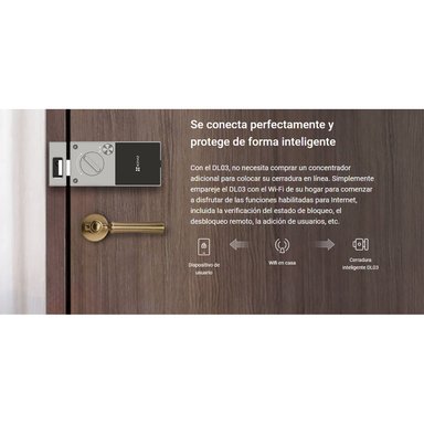 CERRADURA INTELIGENTE EZVIZ DL03 GRAFITO DESBLOQUEO REMOTO CON BATERIA - 2