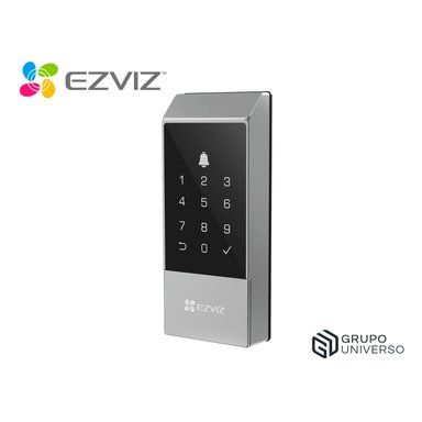 CERRADURA INTELIGENTE EZVIZ DL04 GRAFITO DESBLOQUEO REMOTO CON BATERIA IP54