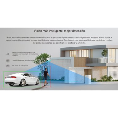 CÁMARA SEGURIDAD EZVIZ H8C PRO 3K 5MP 360 AUDIO BIDIRECCIONAL VISIÓN NOCHE DETECCIÓN IA PERSONAS - 3
