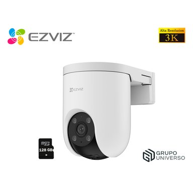 CÁMARA SEGURIDAD EZVIZ H8C PRO 3K 5MP AUDIO BIDIRECCIONAL VISIÓN NOCHE DETECCIÓN IA PERSONAS 128GB