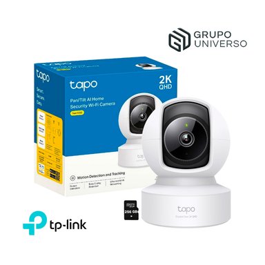CÁMARA SEGURIDAD TP-LINK TAPO C222 VIGILANCIA 2K COMUNICACIÓN 2VÍAS DETECTA LLANTO 256 GB