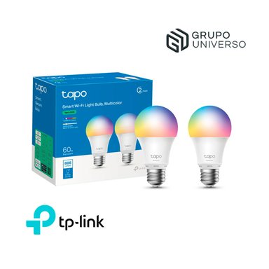TP LINK - FOCO LED TAPO L530E (2PACK) MULTICOLOR CONTROL POR VOZ BRILLO REGULABLE
