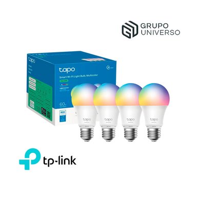 TP LINK - FOCO LED TAPO L530E (4PACK) MULTICOLOR CONTROL POR VOZ BRILLO REGULABLE