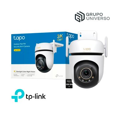TP LINK - CÁMARA VIGILANCIA TAPO C530WS 3K WIFI AUDIO 2VÍAS NOCHE COLOR SD 256GB
