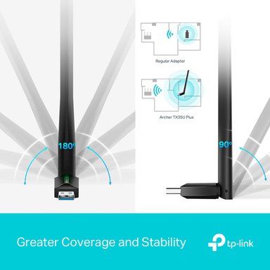 TP LINK ARCHER TX35U PLUS AX1800 WIFI 7 ADAPTADOR USB INALÁMBRICO BANDA DUAL - 4