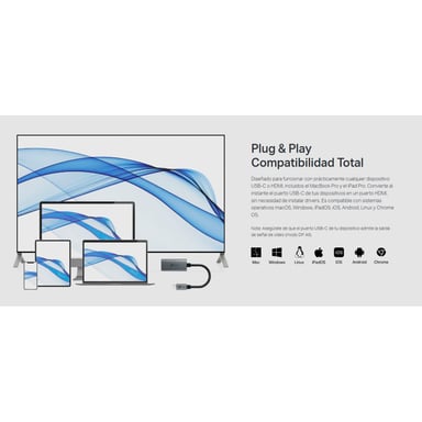 TP-LINK ADAPTADOR UA520C DE USB TIPO C A HDMI - 3