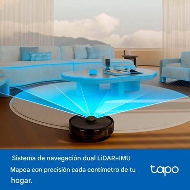 TP LINK - TAPO RV30 MAX PLUS ROBOT ASPIRADOR TRAPEADOR BASE AUTOVACIADO NEGRO - 4