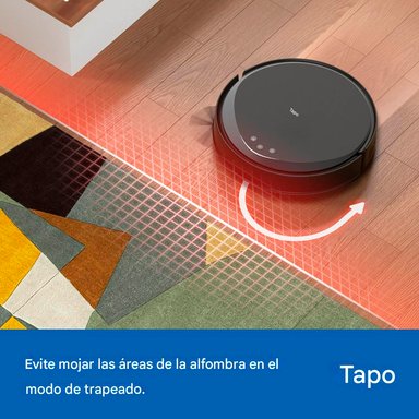 TP LINK - TAPO RV20 MAX PLUS ROBOT ASPIRADOR Y TRAPEADOR + BASE AUTOVACIADO - 5