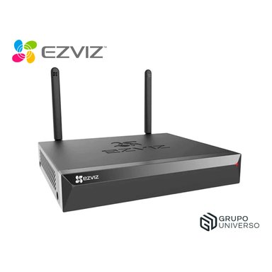 GRABADORA EZVIZ CS-X5S-8W NVR WIFI 8 CANALES SALIDA HDMI VGA RESOLUCIÓN CÁMARA SEGURIDAD 3K