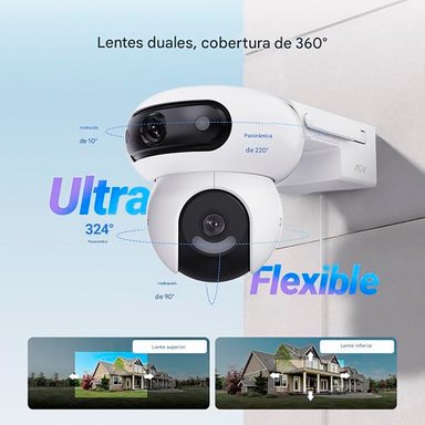CÁMARA SEGURIDAD EZVIZ HB90 DUAL KIT 4MP + 4MP AUDIO 2VÍAS DETECCIÓN IA DEFENSA ACTIVA BATERÍA PANEL SOLAR 256GB - 3