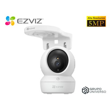 CÁMARA SEGURIDAD EZVIZ H6C PRO 3K 5MP 360 AUDIO 2VÍAS BOTÓN LLAMADA DETECCÓN SONIDO + SOPORTE PARED - 1