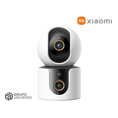 CÁMARA SEGURIDAD XIAOMI C300 DUAL 3MP CAPACIDAD 256GB DOBLE LENTE AUDIO DOBLE VÍA DETECCIÓN IA
