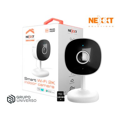 CÁMARA SEGURIDAD NEXXT NHC-I710 2K + SD 128GB AUDIO BIDIRECCIONAL DETECCION MOVIMIENTO