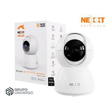 CÁMARA SEGURIDAD NEXXT NHC-IP11 2K 3MP + SD 64GB DETECCIÓN HUMANA SONIDO CONTROL VOZ ONVIF